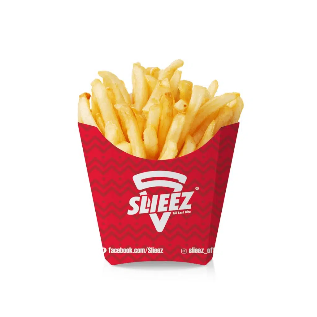 french fries packaging box